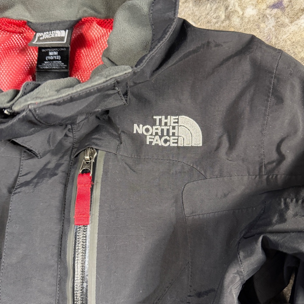 Kids The North Face Hyvent Summit Jacket youth 10-12 Black - Picture 2 of 10